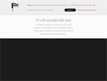 Tablet Screenshot of doacoustics.it